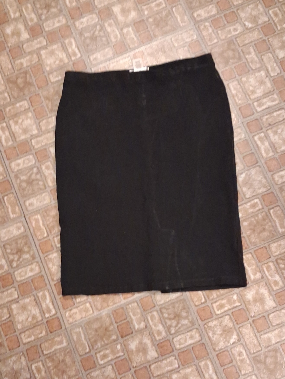 89th & Madison Black Pencil Skirt Pull On Size Medium